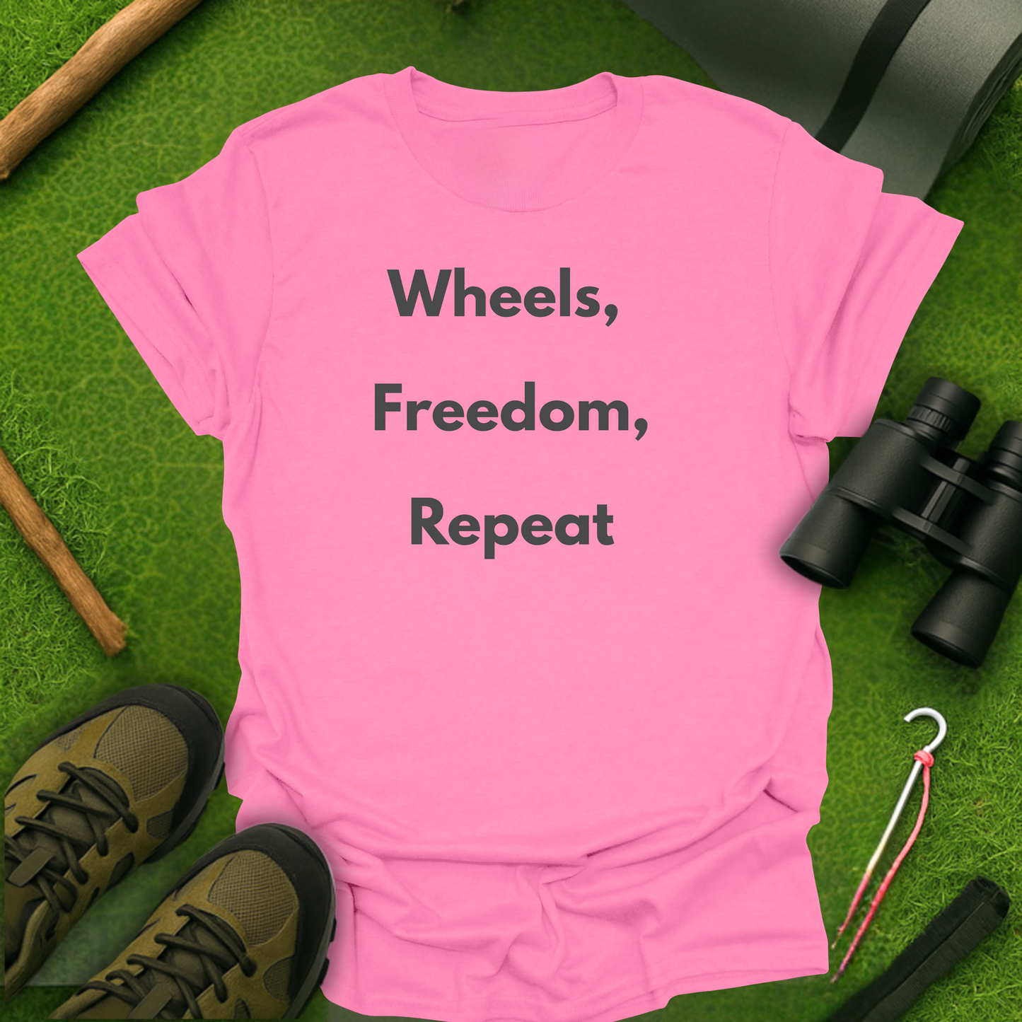 Wheel, Freedom, Repeat T-Shirt