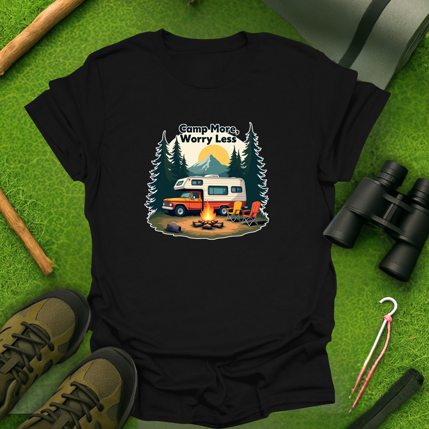 Camp More Worry Less T-Shirt