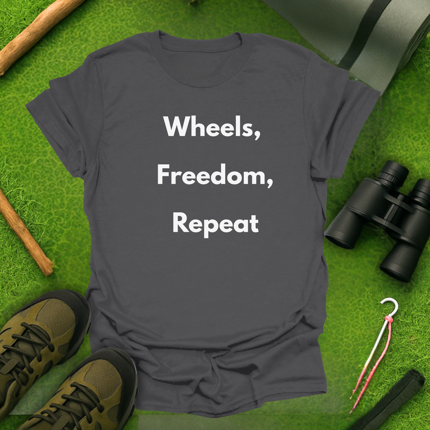 Wheel, Freedom, Repeat T-Shirt