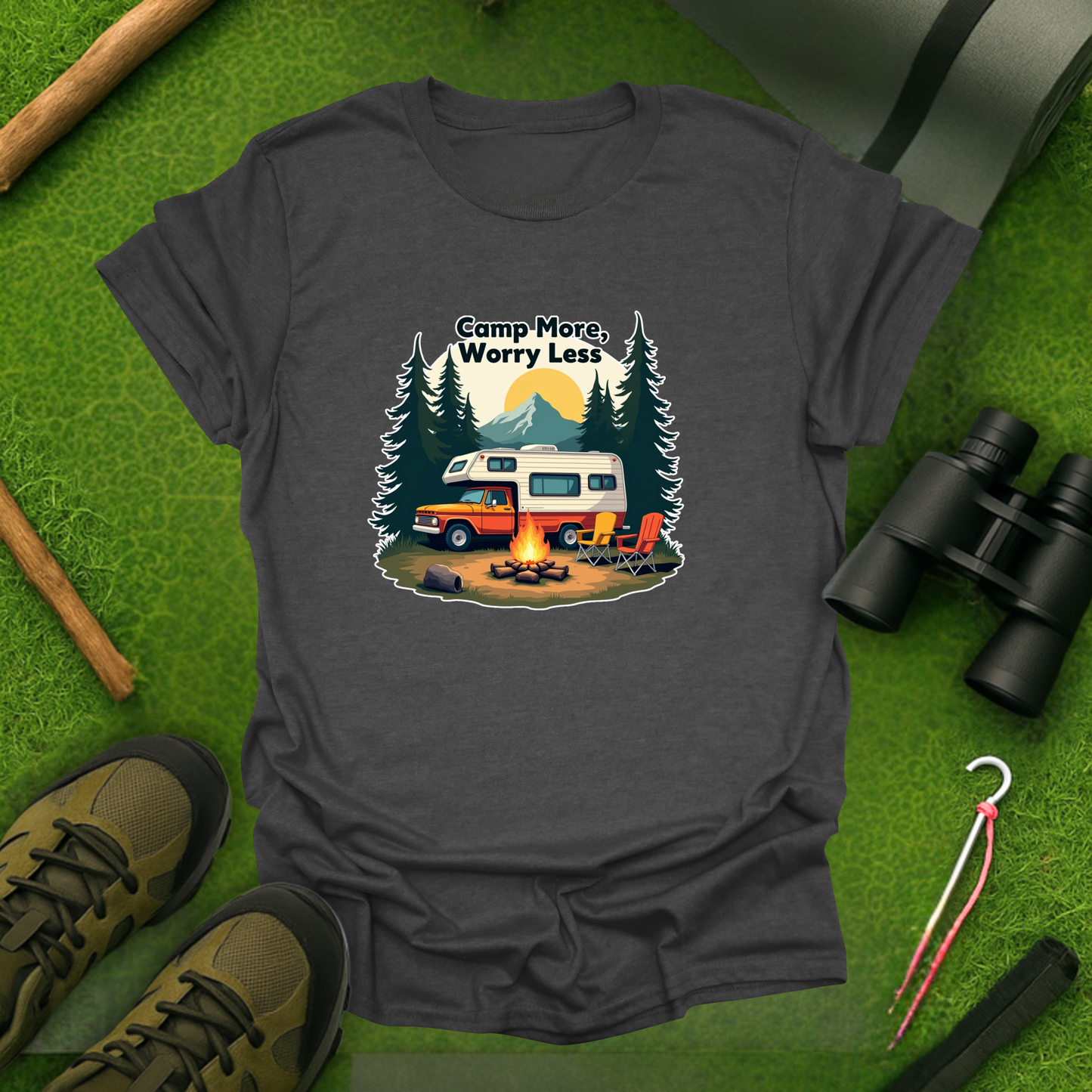 Camp More Worry Less T-Shirt