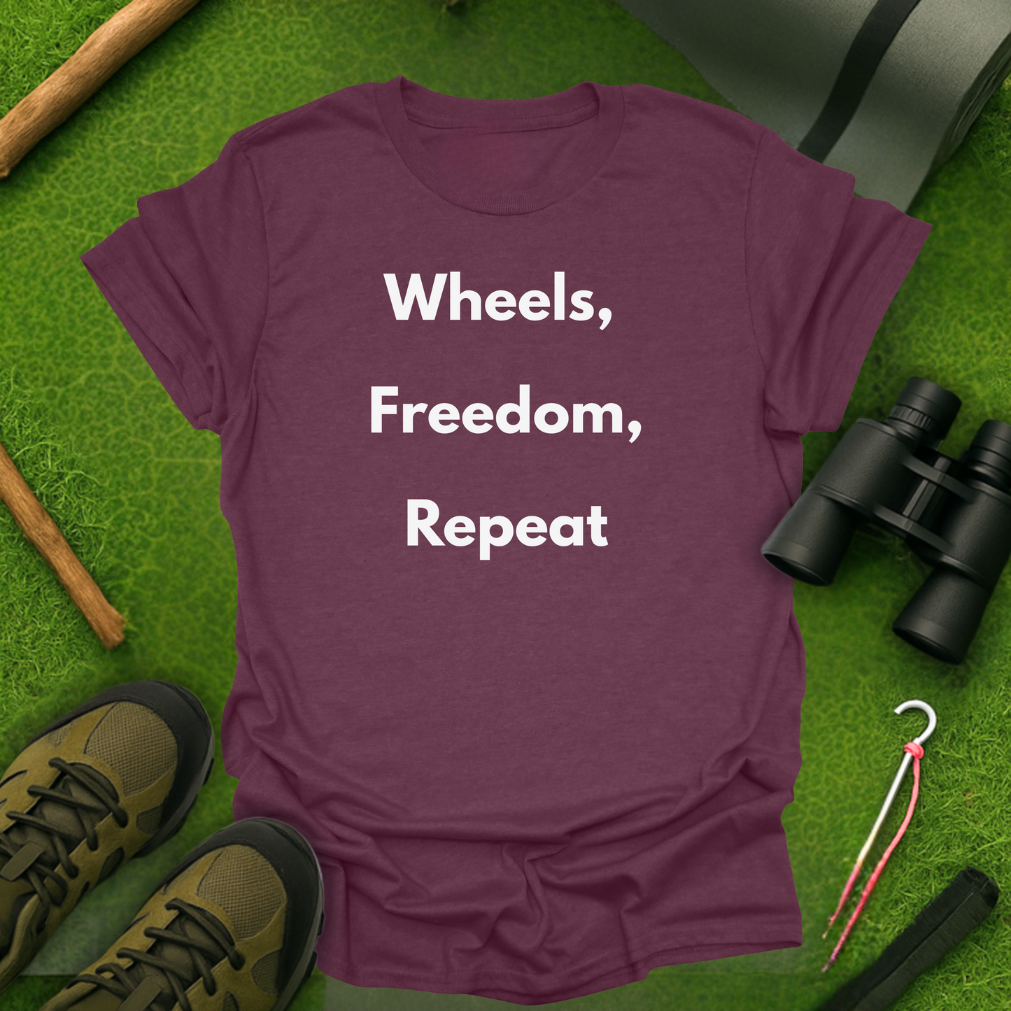 Wheel, Freedom, Repeat T-Shirt