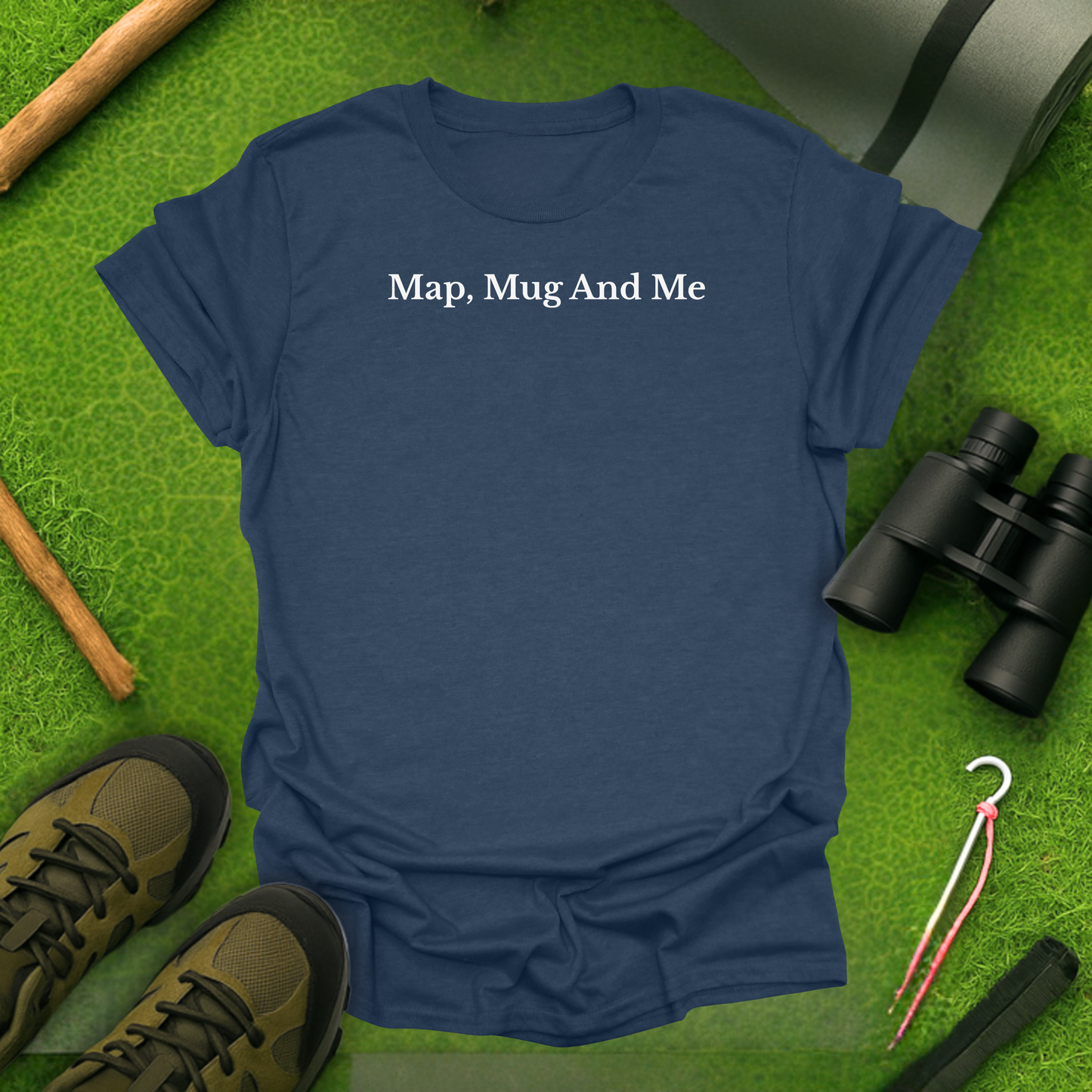 Map, Mug And Me T-Shirt