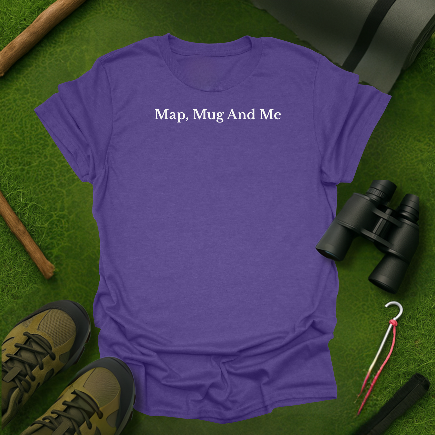 Map, Mug And Me T-Shirt