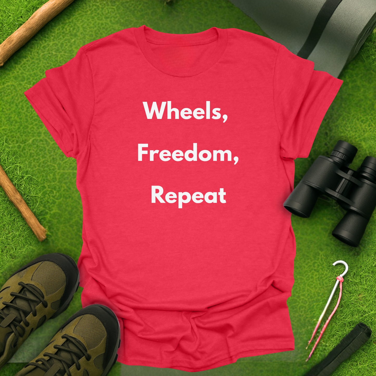 Wheel, Freedom, Repeat T-Shirt