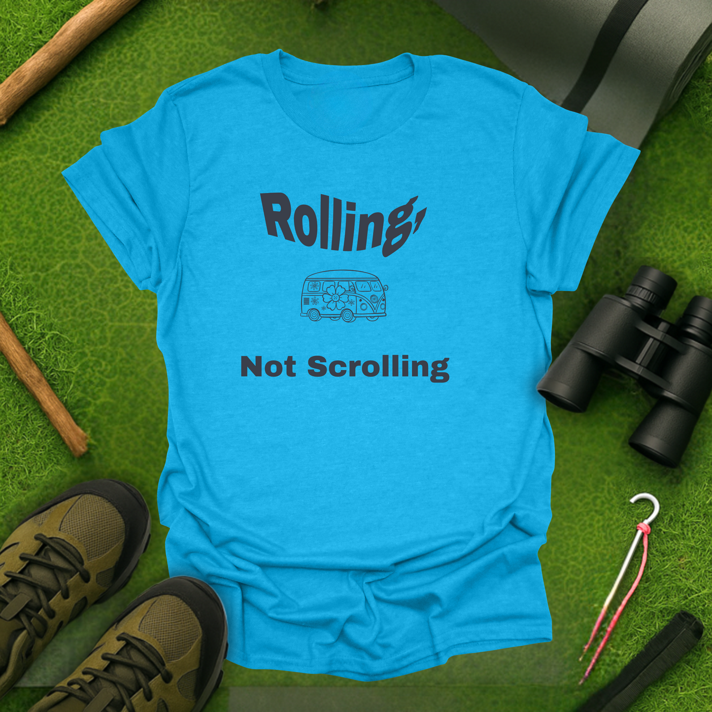 Rolling, Not Scrolling T-Shirt