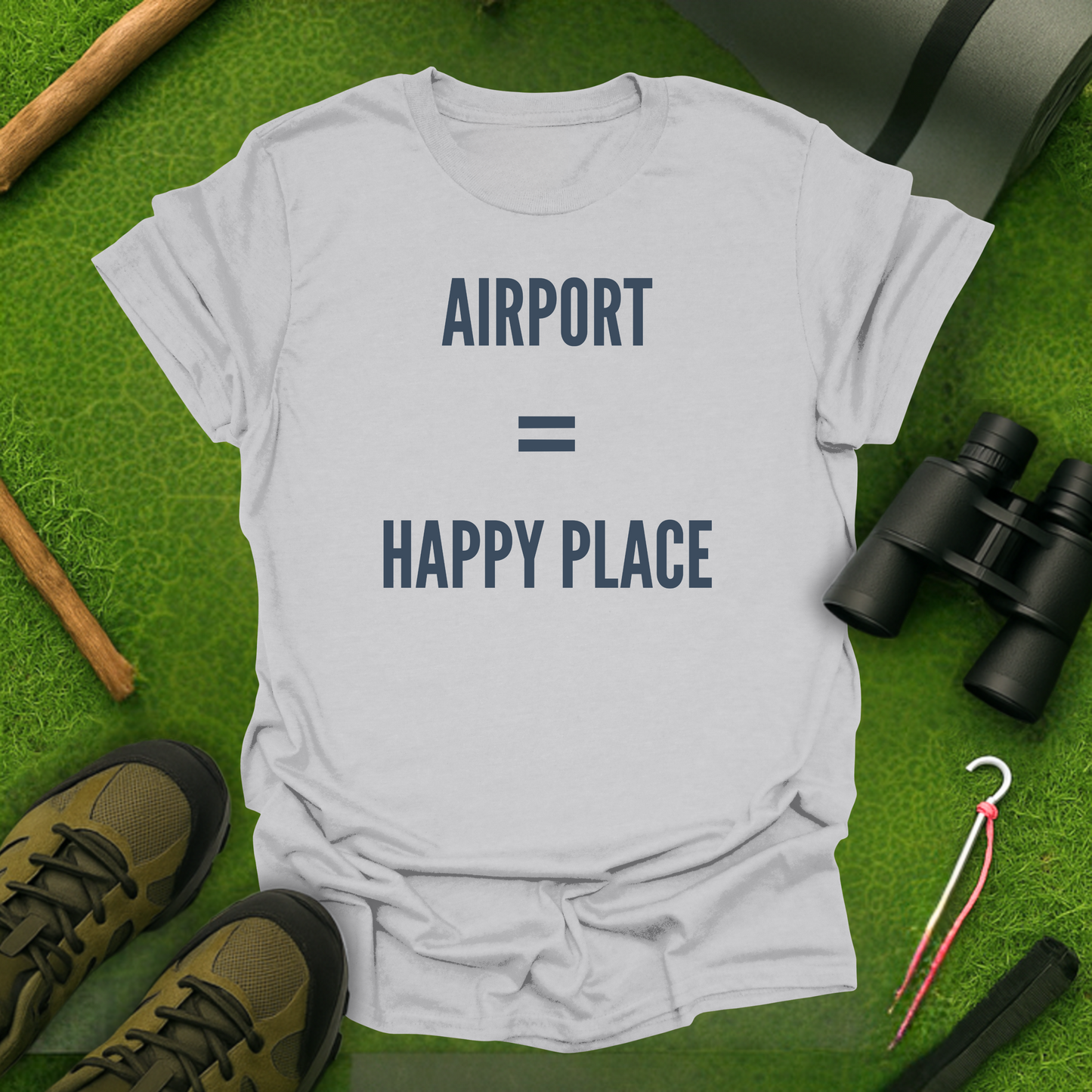 Airport = Happy Place T-Shirt