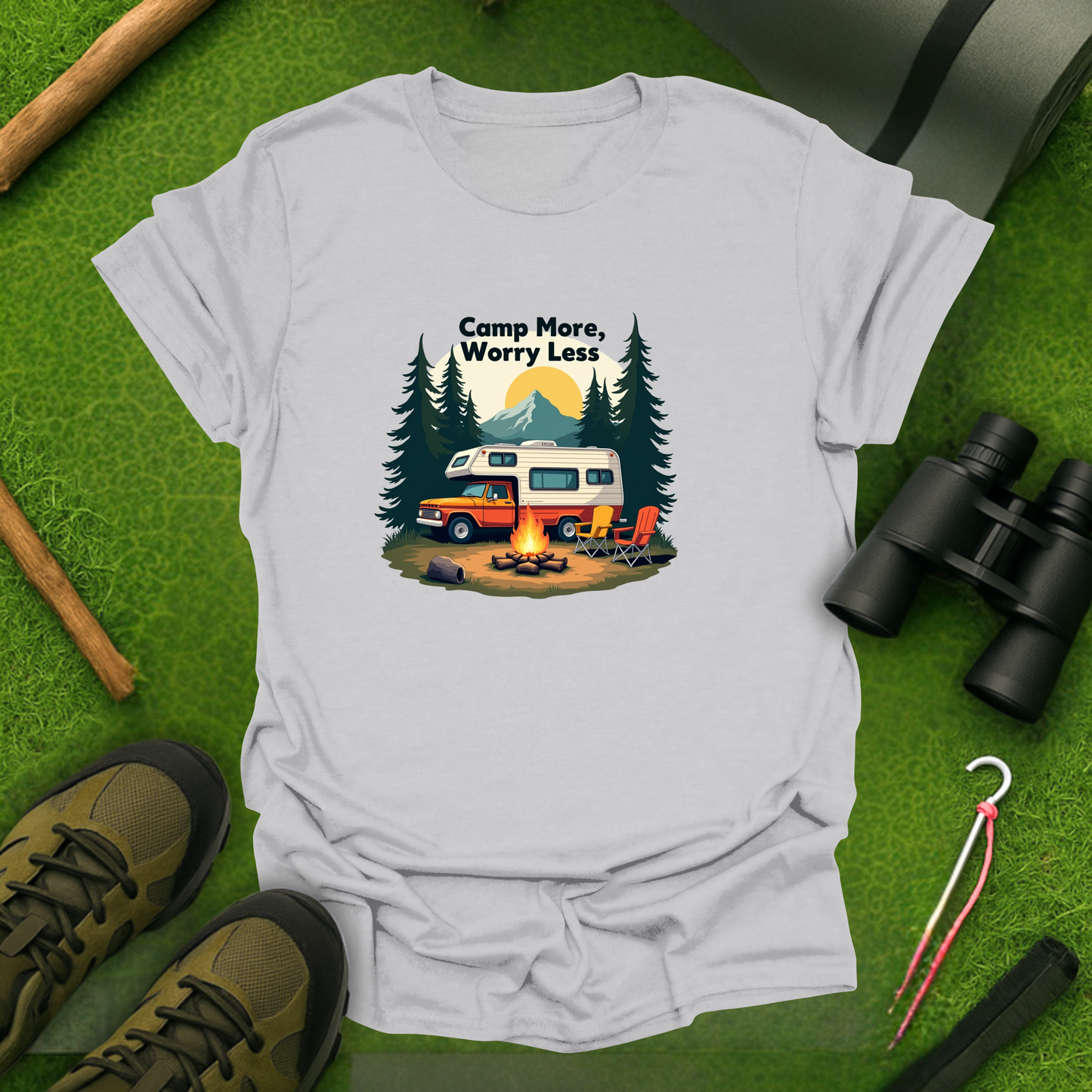 Camp More Worry Less T-Shirt