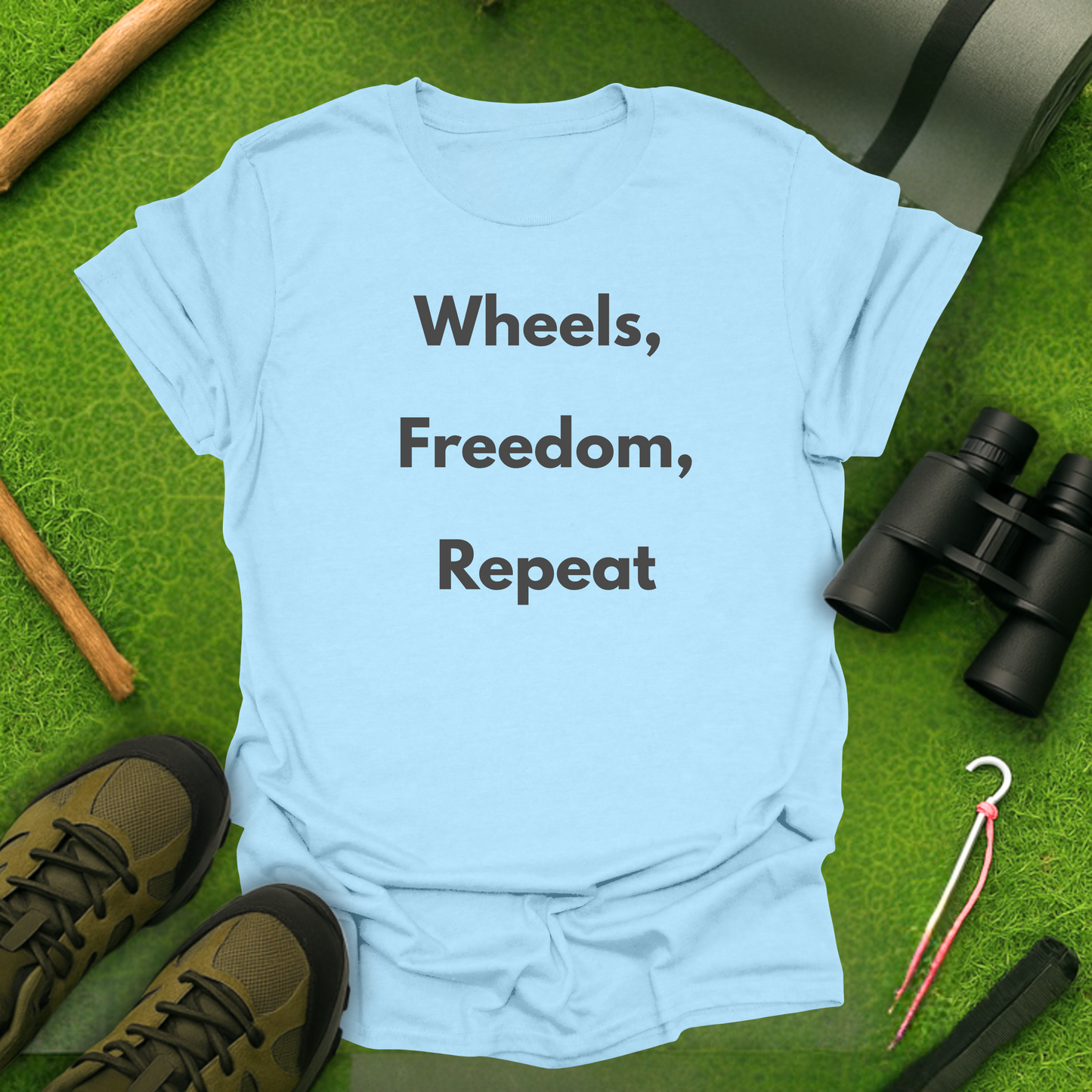 Wheel, Freedom, Repeat T-Shirt