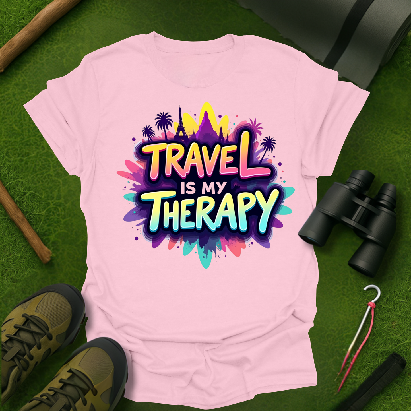 'Travel is My Therapy' T-Shirt