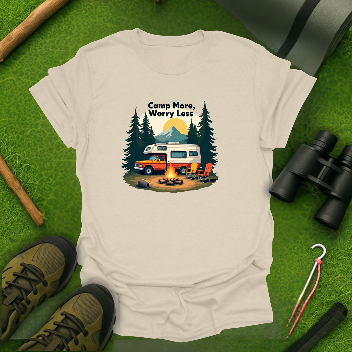 Camp More Worry Less T-Shirt