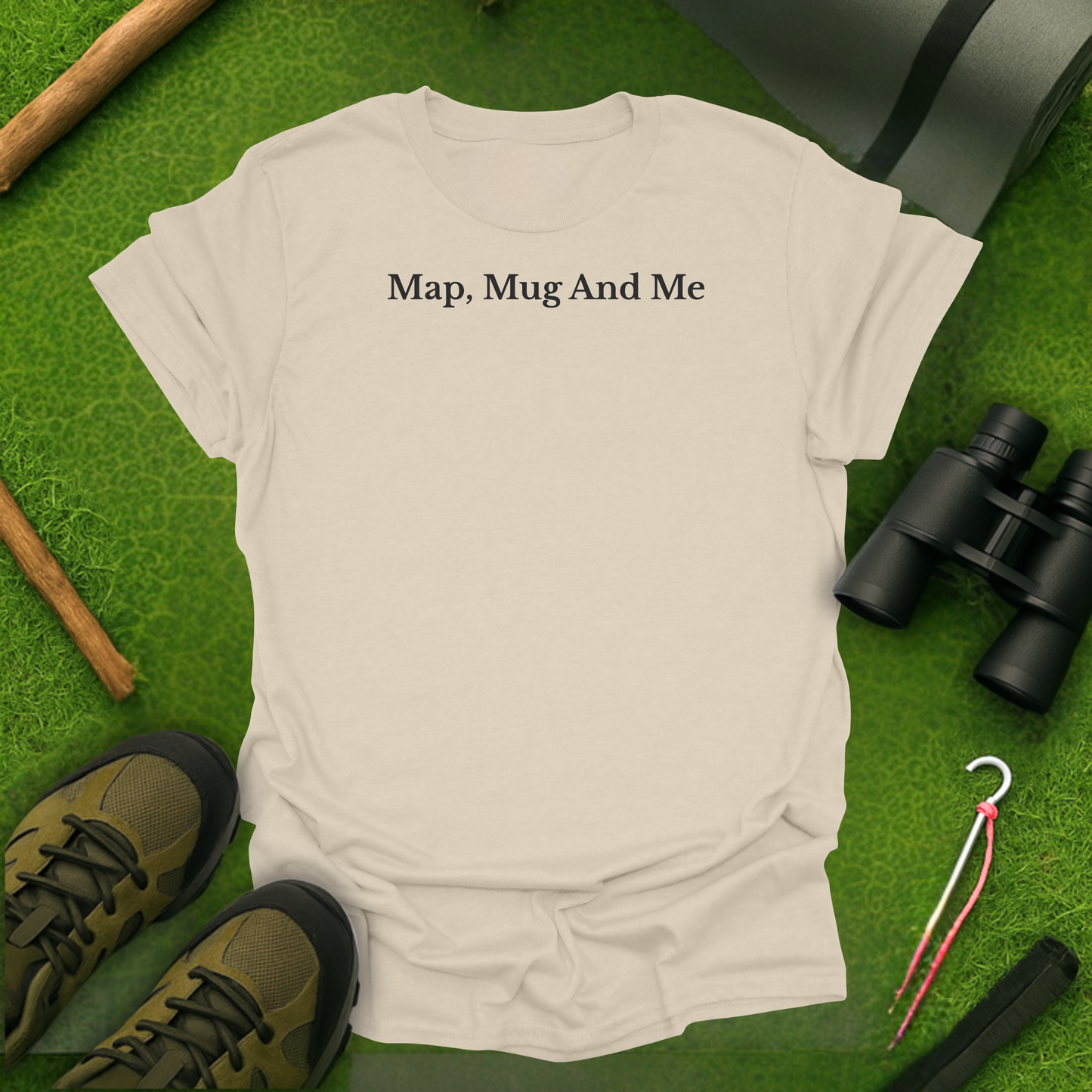 Map, Mug And Me T-Shirt