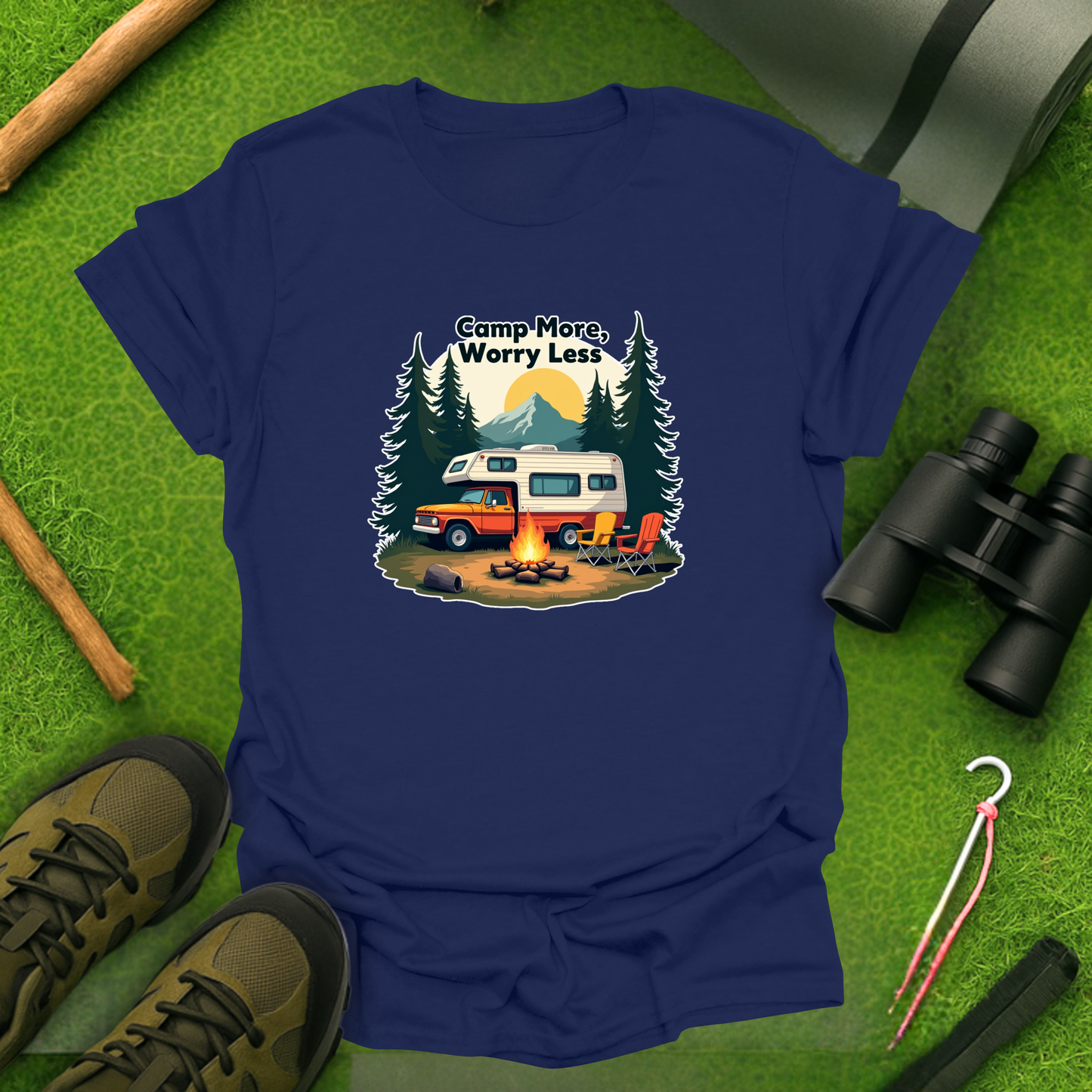 Camp More Worry Less T-Shirt