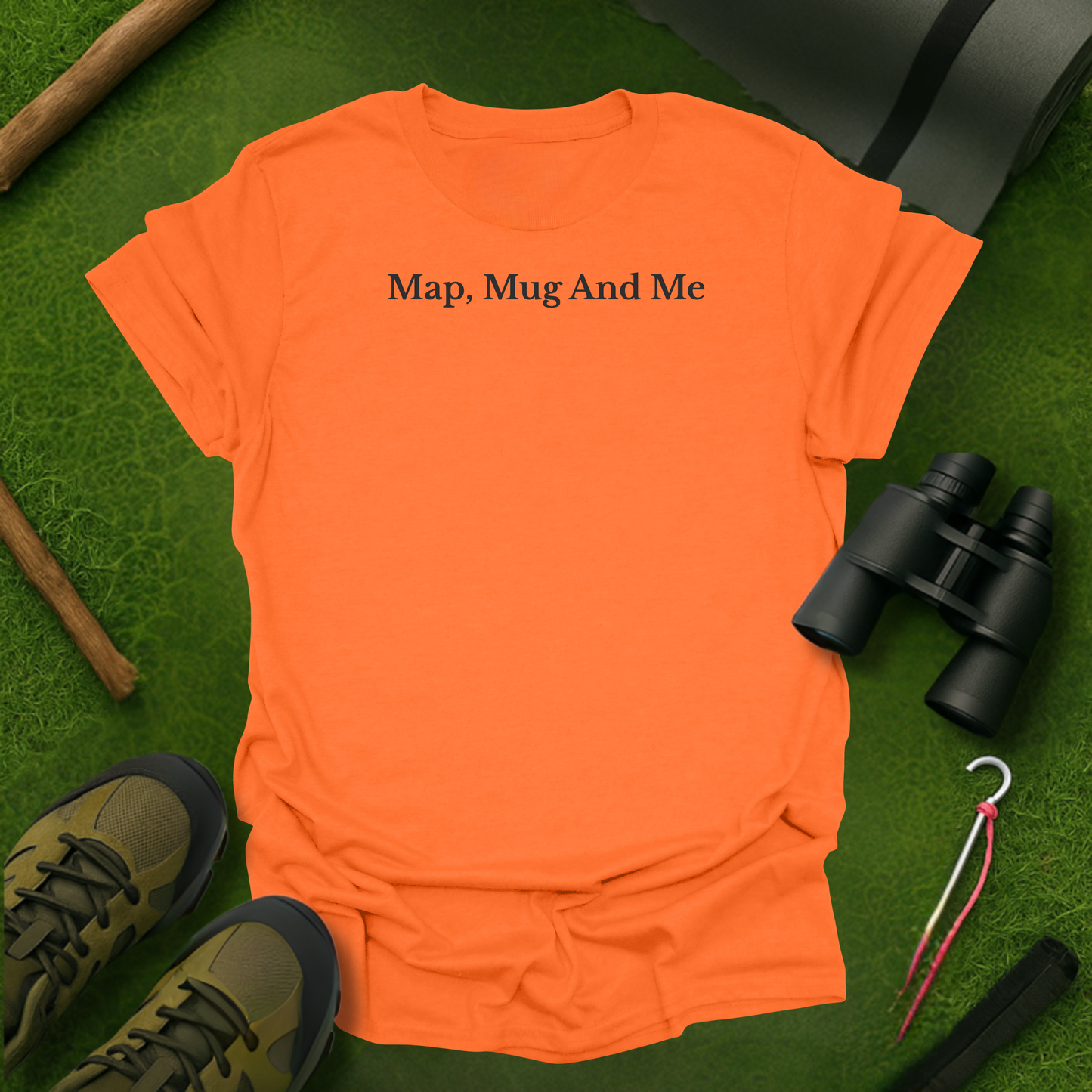 Map, Mug And Me T-Shirt