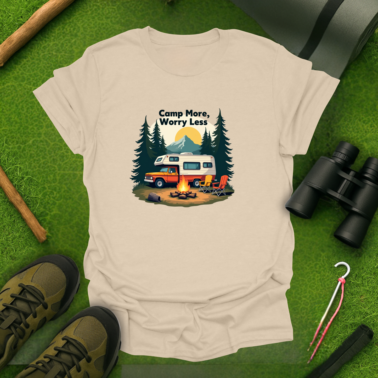 Camp More Worry Less T-Shirt