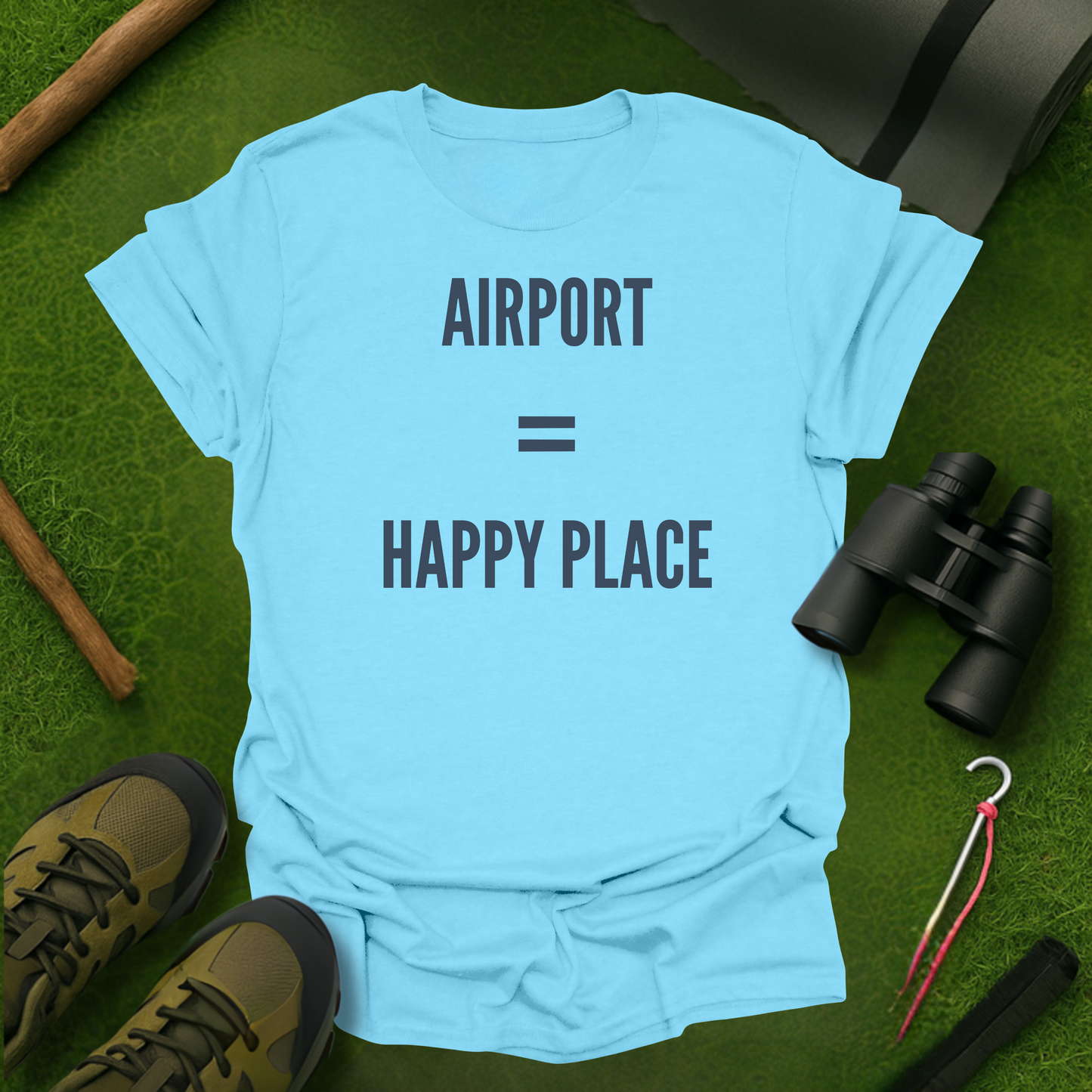 Airport = Happy Place T-Shirt