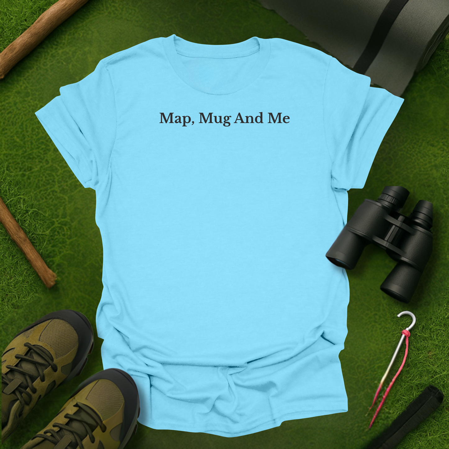 Map, Mug And Me T-Shirt