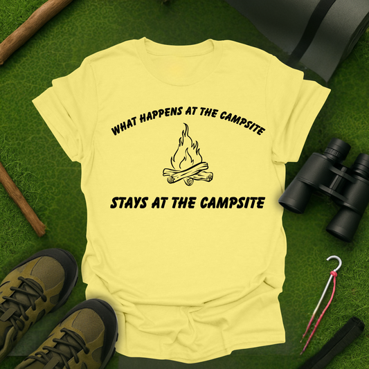 Stays At The Campfire T-Shirt