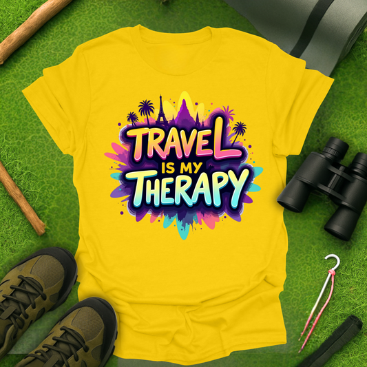 'Travel is My Therapy' T-Shirt