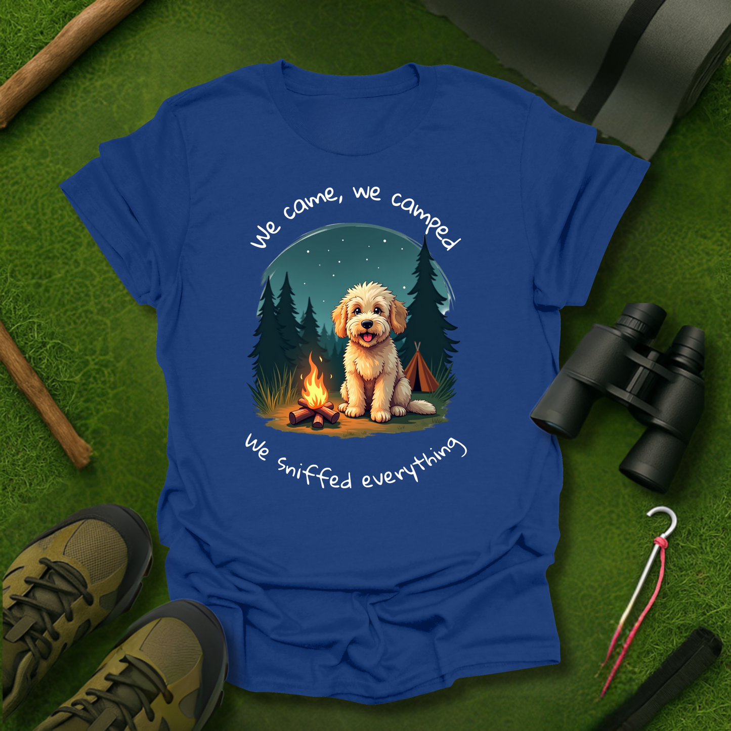 'We Came, We Camped, We Sniffed Everything' T-Shirt