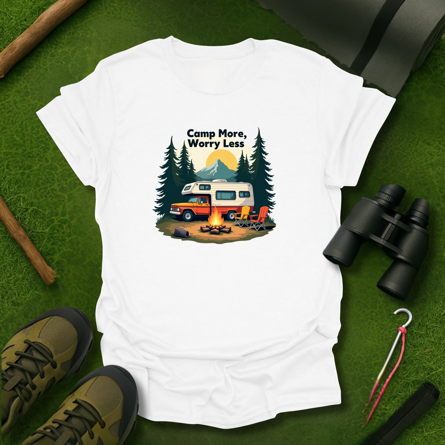Camp More Worry Less T-Shirt